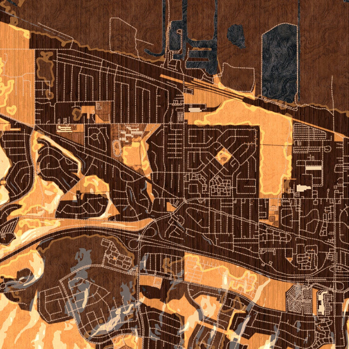 Bay Point Ca Map Bay Point - California Map Print in Ember — JACE Maps