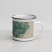 Right View Custom Baytown Texas Map Enamel Mug in Afternoon