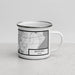 Right View Custom Baytown Texas Map Enamel Mug in Classic