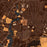 Baytown Texas Map Print in Ember Style Zoomed In Close Up Showing Details