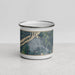 Front View Custom Beardstown Illinois Map Enamel Mug in Afternoon