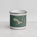 Front View Custom Bear Lake Wisconsin Map Enamel Mug in Afternoon