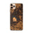 Custom iPhone 11 Pro Max Bear Lake Wisconsin Map Phone Case in Ember