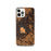 Custom iPhone 12 Pro Bear Lake Wisconsin Map Phone Case in Ember