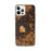 Custom iPhone 12 Pro Max Bear Lake Wisconsin Map Phone Case in Ember