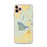 Custom iPhone 11 Pro Max Bear Lake Wisconsin Map Phone Case in Woodblock