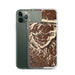 Custom Beartooth Pass Montana Map Phone Case in Ember