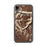 Custom iPhone XR Beartooth Pass Montana Map Phone Case in Ember