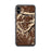 Custom iPhone X/XS Beartooth Pass Montana Map Phone Case in Ember