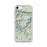 Custom iPhone SE Beartooth Pass Montana Map Phone Case in Woodblock