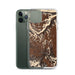 Custom Beartooth Pass Wyoming Map Phone Case in Ember
