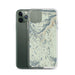 Custom Beartooth Pass Wyoming Map Phone Case in Woodblock