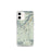 Custom iPhone 12 mini Beartooth Pass Wyoming Map Phone Case in Woodblock
