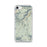 Custom iPhone SE Beartooth Pass Wyoming Map Phone Case in Woodblock