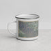 Left View Custom Beaumont California Map Enamel Mug in Afternoon