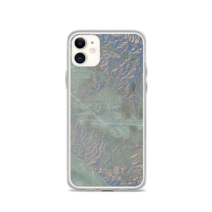 Custom iPhone 11 Beaumont California Map Phone Case in Afternoon