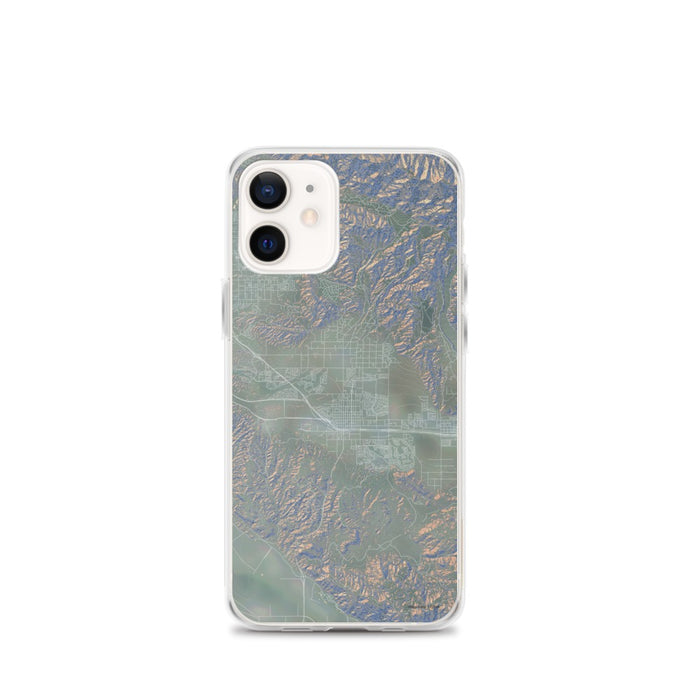 Custom iPhone 12 mini Beaumont California Map Phone Case in Afternoon