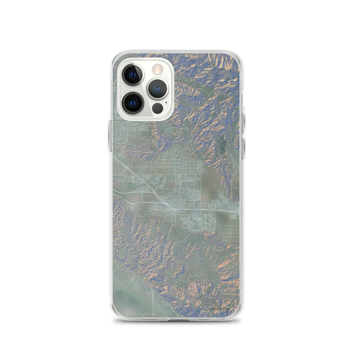 Custom iPhone 12 Pro Beaumont California Map Phone Case in Afternoon
