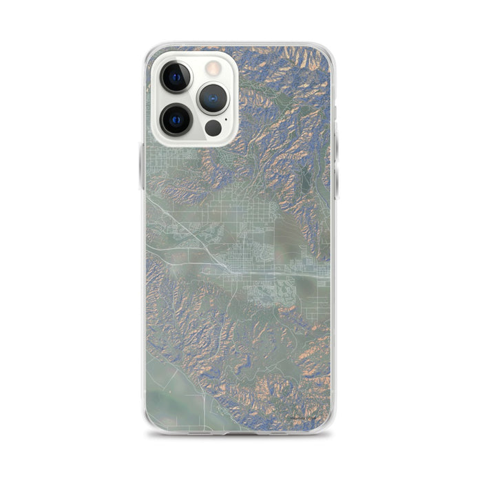 Custom iPhone 12 Pro Max Beaumont California Map Phone Case in Afternoon