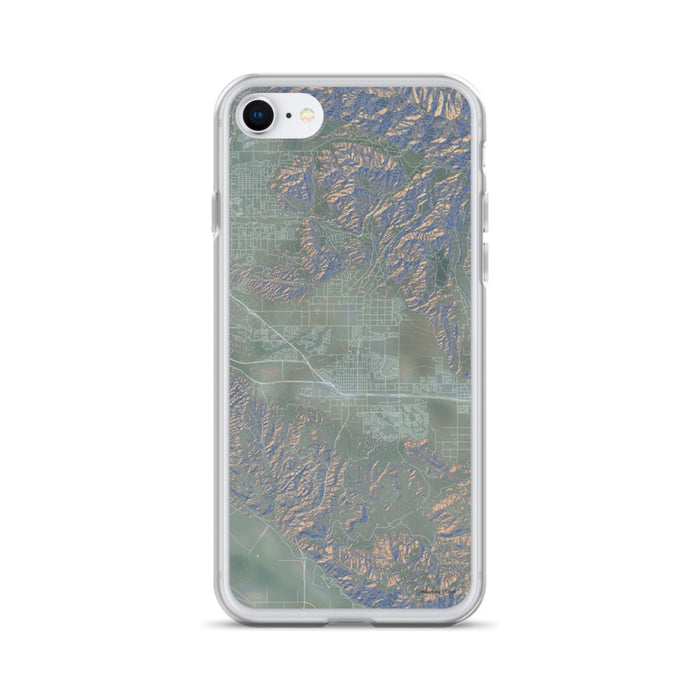 Custom iPhone SE Beaumont California Map Phone Case in Afternoon
