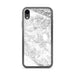 Custom iPhone XR Beaumont California Map Phone Case in Classic