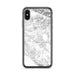 Custom iPhone X/XS Beaumont California Map Phone Case in Classic