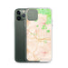 Custom Beaumont California Map Phone Case in Watercolor
