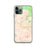 Custom iPhone 11 Pro Beaumont California Map Phone Case in Watercolor