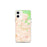 Custom iPhone 12 mini Beaumont California Map Phone Case in Watercolor