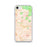 Custom iPhone SE Beaumont California Map Phone Case in Watercolor