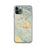 Custom iPhone 11 Pro Beaumont California Map Phone Case in Woodblock