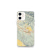Custom iPhone 12 mini Beaumont California Map Phone Case in Woodblock