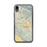 Custom iPhone XR Beaumont California Map Phone Case in Woodblock