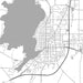 Beaver Dam Wisconsin Map Print in Classic Style Zoomed In Close Up Showing Details