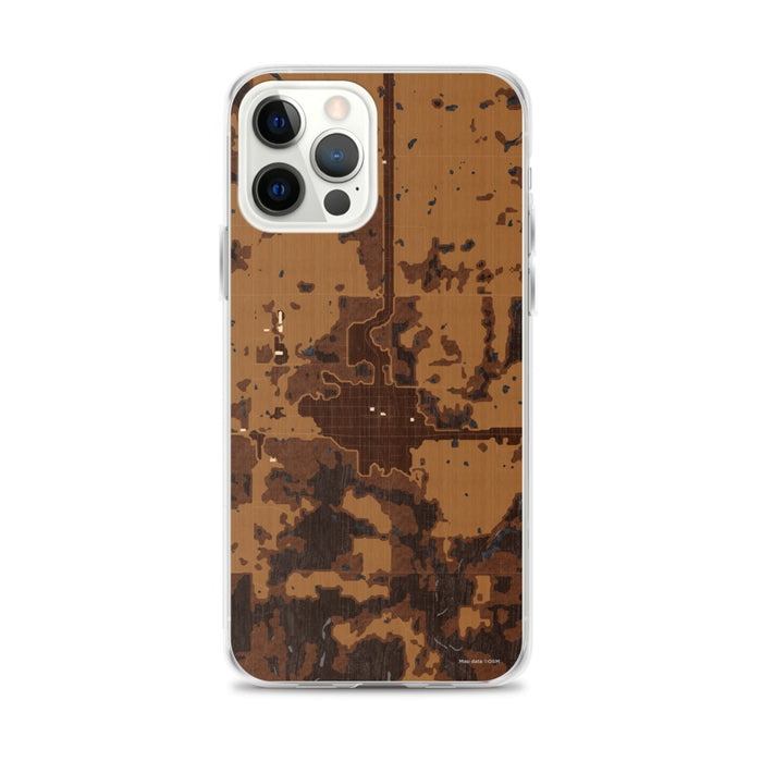Custom Beggs Oklahoma Map iPhone 12 Pro Max Phone Case in Ember