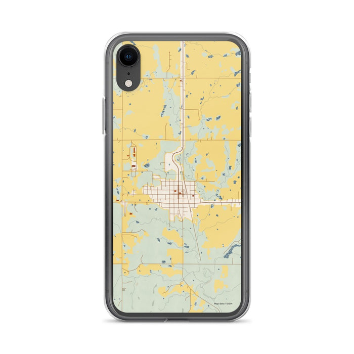 Custom Beggs Oklahoma Map Phone Case in Woodblock