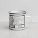 Right View Custom Bellevue Washington Map Enamel Mug in Classic