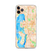Custom Bellevue Washington Map Phone Case in Watercolor