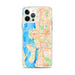 Custom Bellevue Washington Map iPhone 12 Pro Max Phone Case in Watercolor