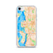 Custom Bellevue Washington Map iPhone SE Phone Case in Watercolor