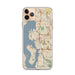 Custom Bellevue Washington Map Phone Case in Woodblock