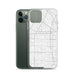 Custom Bellflower California Map Phone Case in Classic
