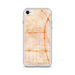 Custom iPhone SE Bellflower California Map Phone Case in Watercolor