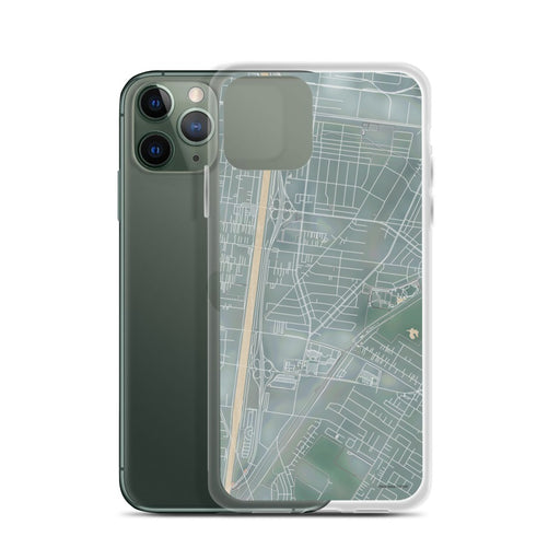 Custom Bell Gardens California Map Phone Case in Afternoon