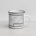 Right View Custom Bell Gardens California Map Enamel Mug in Classic