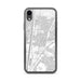 Custom iPhone XR Bell Gardens California Map Phone Case in Classic