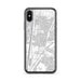 Custom iPhone X/XS Bell Gardens California Map Phone Case in Classic