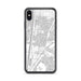 Custom iPhone XS Max Bell Gardens California Map Phone Case in Classic