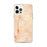 Custom iPhone 12 Pro Max Bell Gardens California Map Phone Case in Watercolor