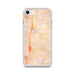 Custom iPhone SE Bell Gardens California Map Phone Case in Watercolor